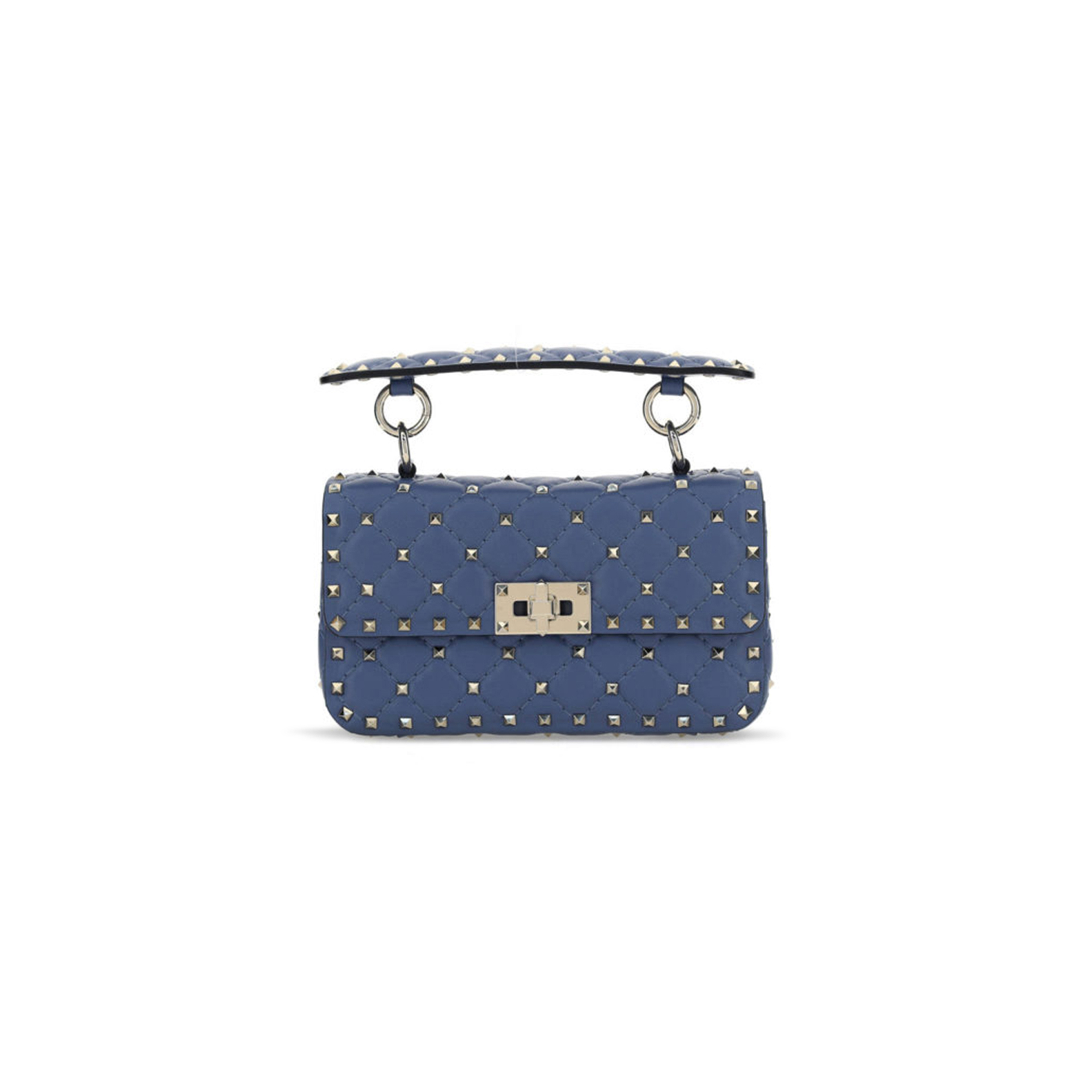 VALENTINO SMALL NAPPA ROCKSTUD SPIKE BAG W2B0123NAPWU4 (20*11.5*5cm)